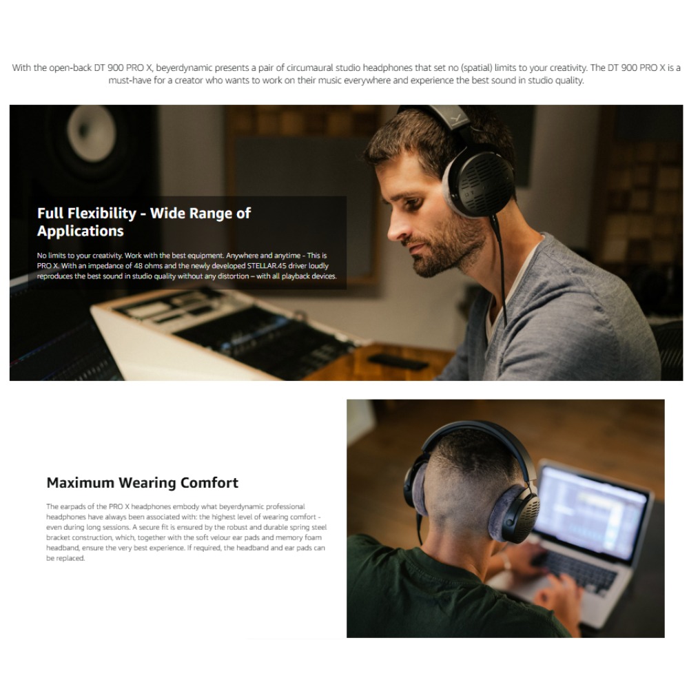 Beyerdynamic DT 900 PRO X Prof - Audiophile Headphone Wired ulasan dan harga