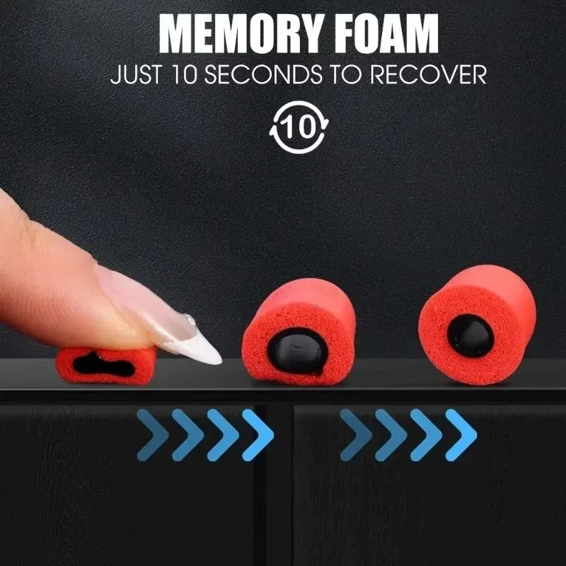 6/1Pairs Soft Memory Foam Earb - Noise Cancelling Headphone ulasan dan harga