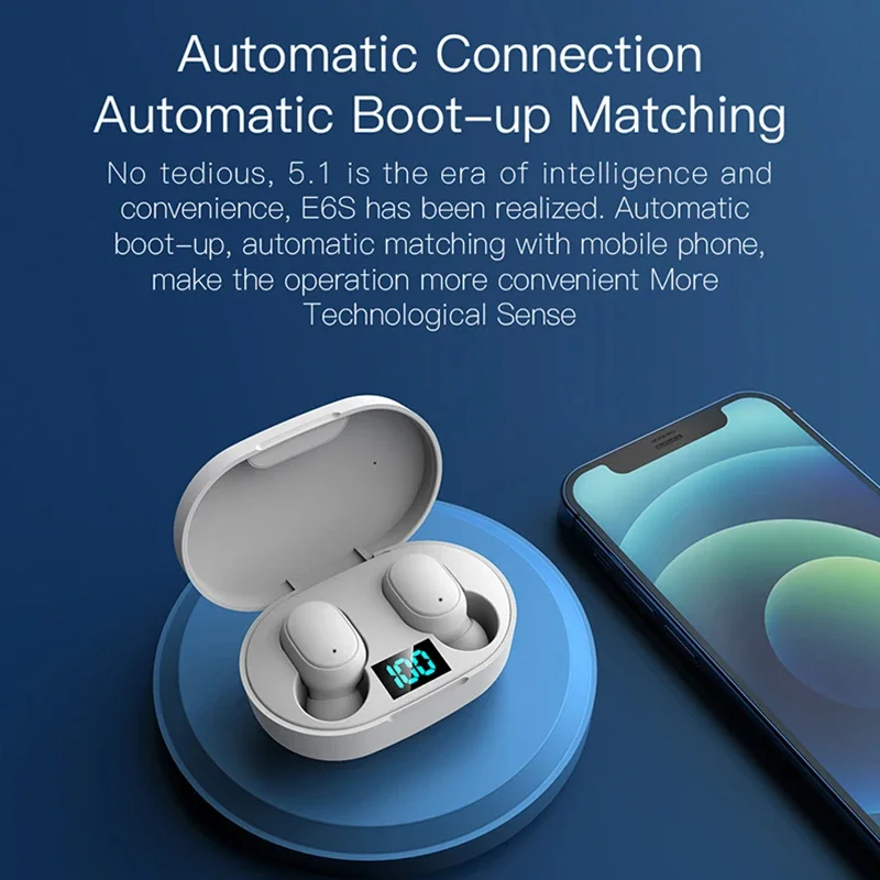 2026Hot-selling TWS E6S Fone B - Noise Cancelling Headphone ulasan dan harga