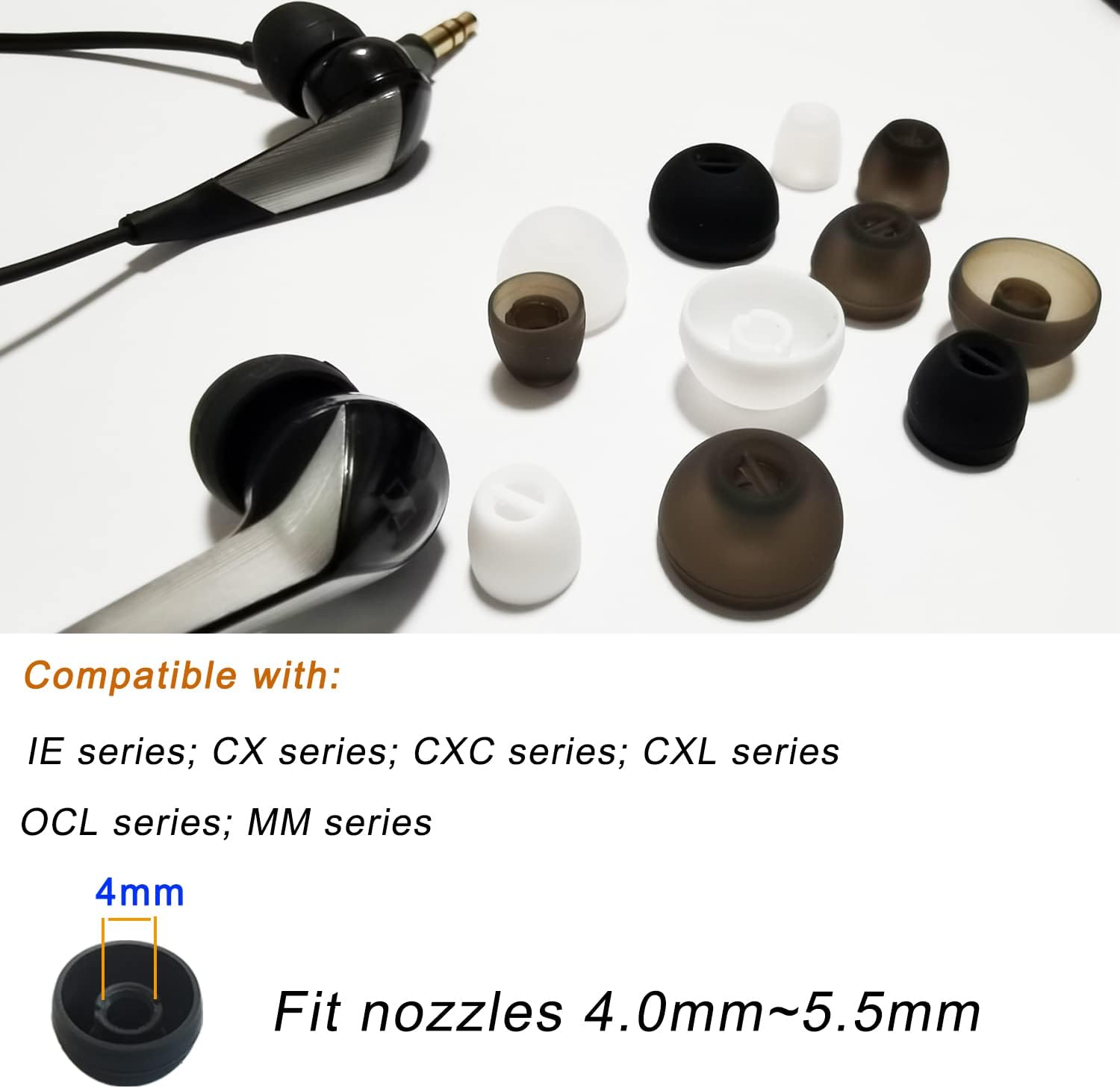 8 Pcs For Sennheiser CX Plus/M - Sennheiser Headphone Momentum 4 ulasan dan harga