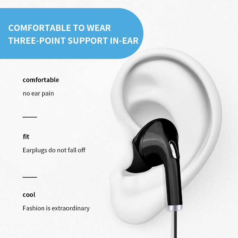 3.5mm In Ear Wired Headphone S - Wired Earphone Mic ulasan dan harga