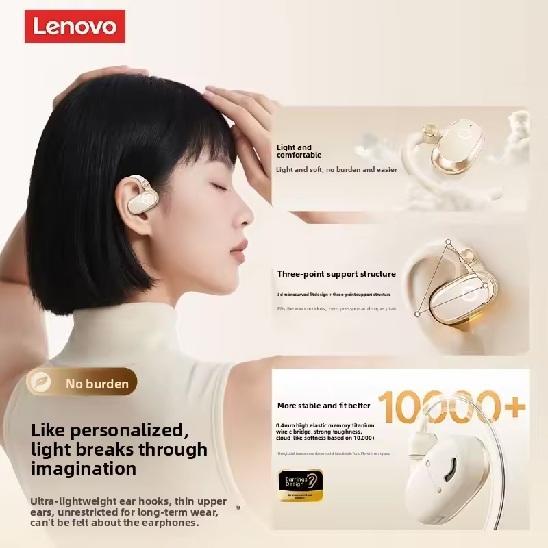 Original Lenovo EA366 Bone Con - Noise Cancelling Headphone ulasan dan harga