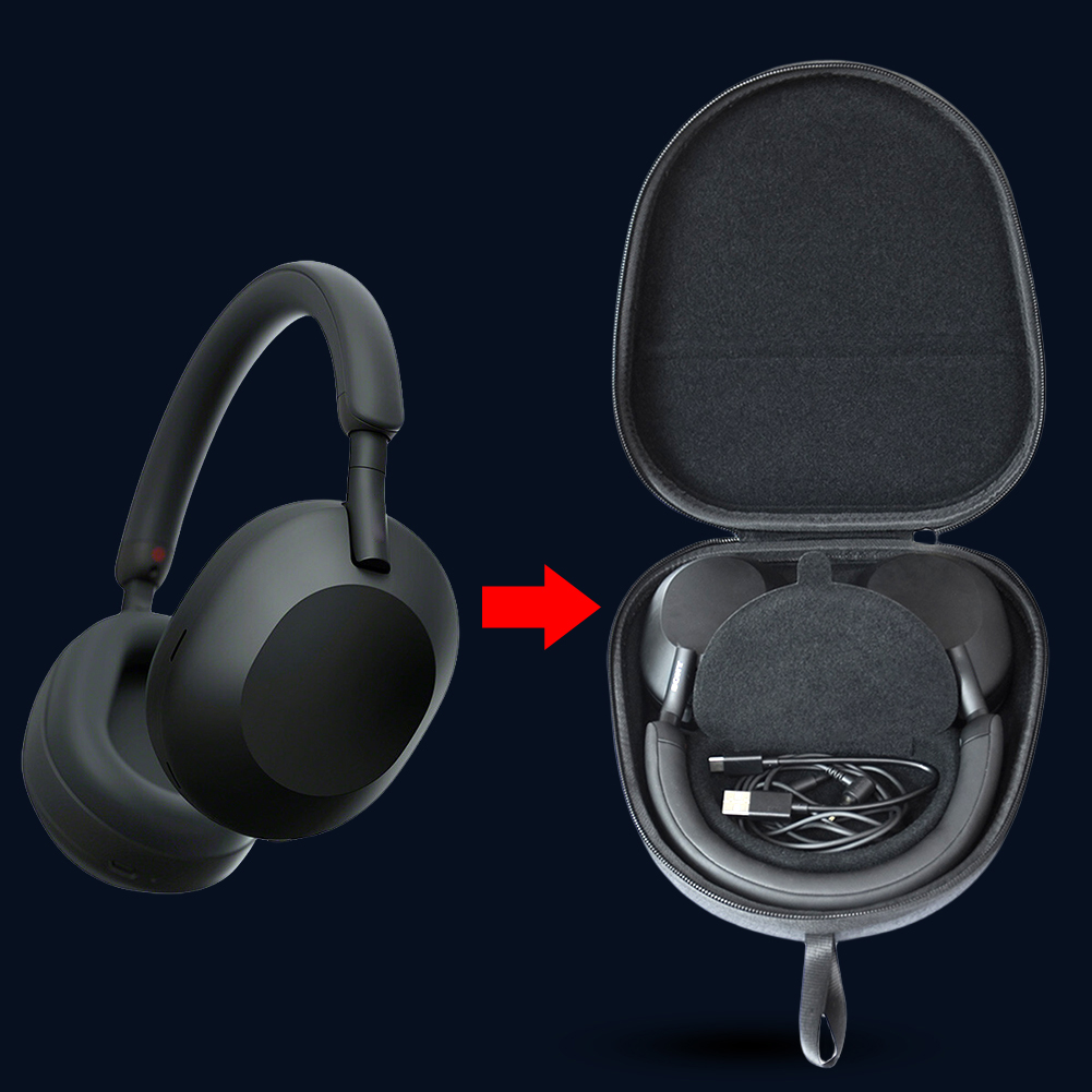Protective Hard Case EVA Hard  - Headphone Case Hard ulasan dan harga