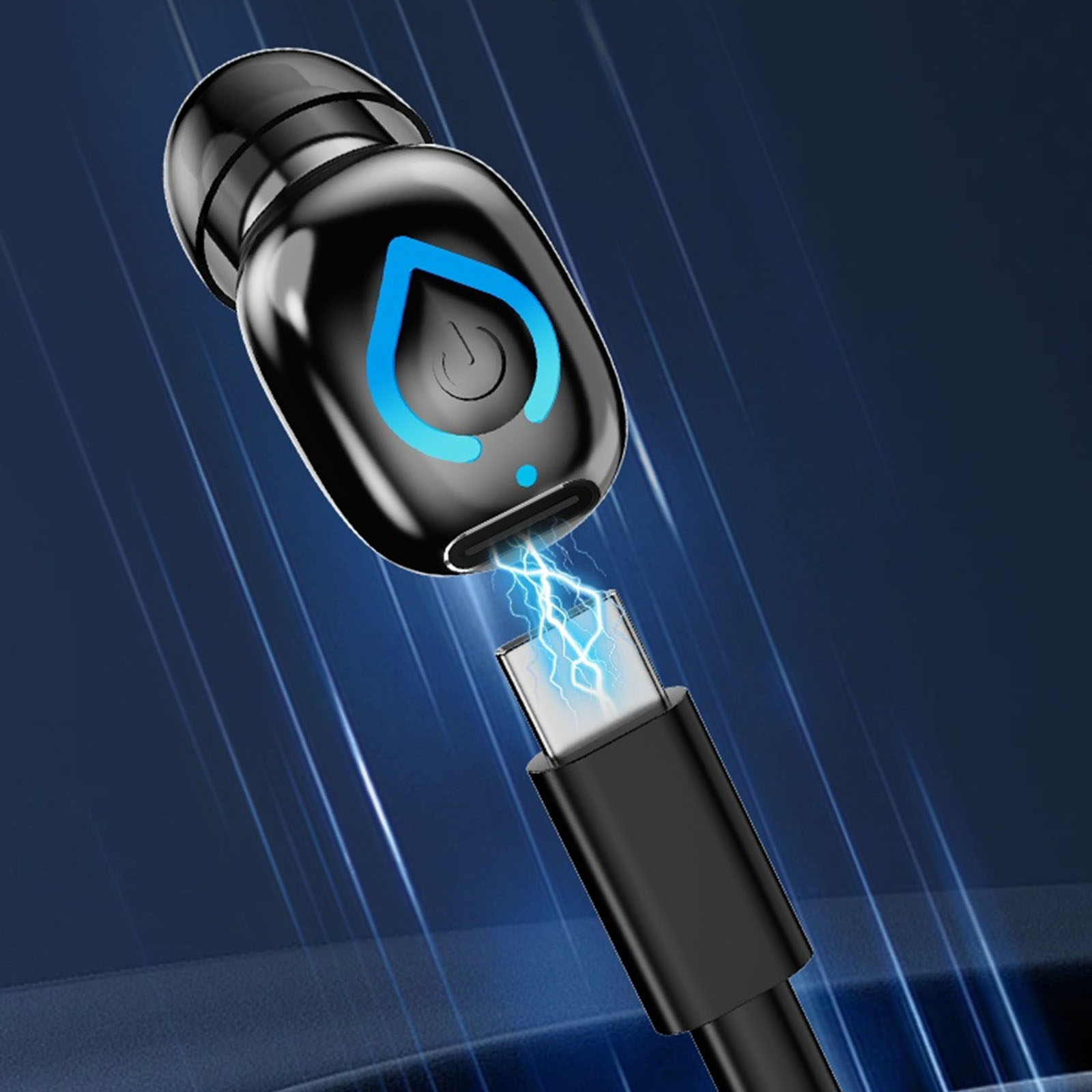 Wireless Mini Single Earbud EN - Noise Cancelling Headphone ulasan dan harga
