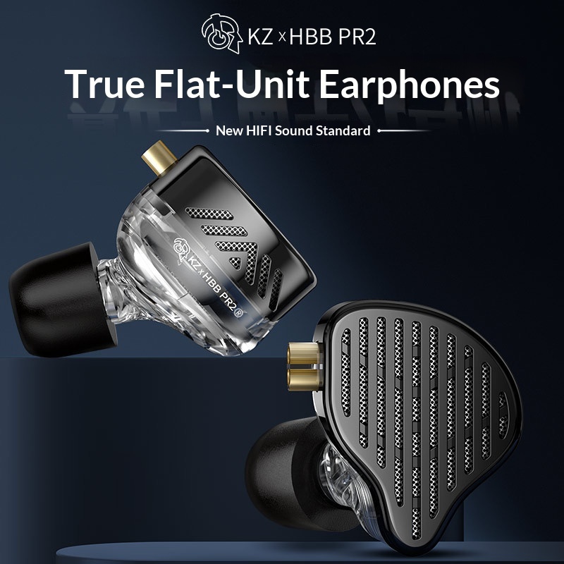 In Stock Kz‑Pr2 Planar Magneti - Audiophile Headphone Wired ulasan dan harga