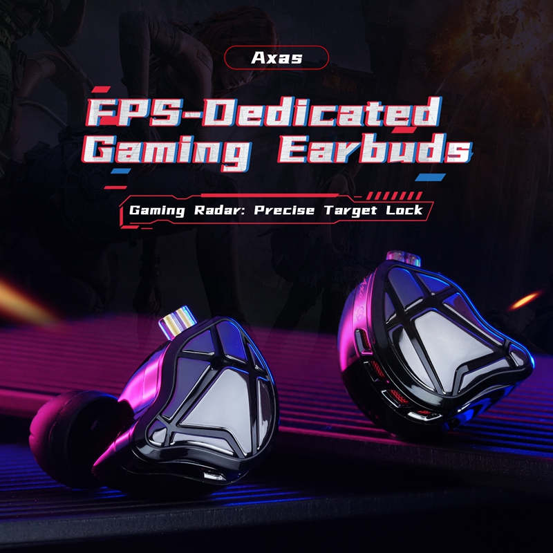  KZ Axas FPS Gaming IEM Headp - Audiophile Headphone Wired ulasan dan harga